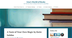 Desktop Screenshot of lisasworldofbooks.net